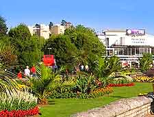 Further view of the promenade, showing the Princess Theatre in the background