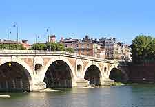 Toulouse Airport (TLS) Airlines, Terminals and Facilities: View of bridge across the River Garonne