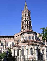 View of the Basilique St. Sernin