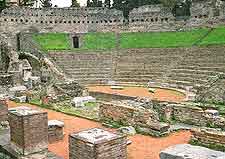 Photograph showing the Roman Theatre