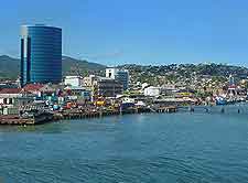 Picture of the modern coastline of Port of Spain