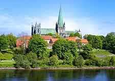 View of the Nidaros Cathedral
