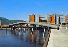Photo of new modern bridge