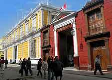 Further picture of local buildings and shopping district