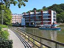 Photo of the riverfront near the centre