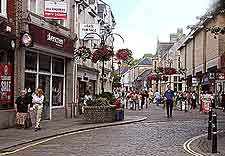 Picture of shops along Pydar Street