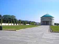 View of historic mausoleum