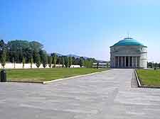 View of historic mausoleum