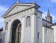 Photo of the Aosta cathedral