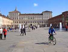 Photo of the central Piazza Castello