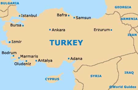 map of turkey and greece. Turkey map