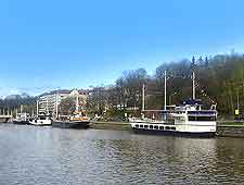 Photo of cruise boats on the Aura River