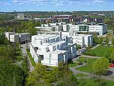 Aerial photo of the university campus