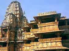 Picture of classical Indian architecture in Dungarpur