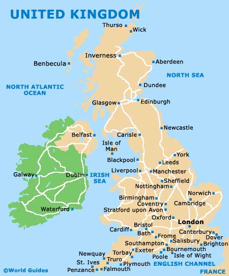 Yorkshire Map Uk