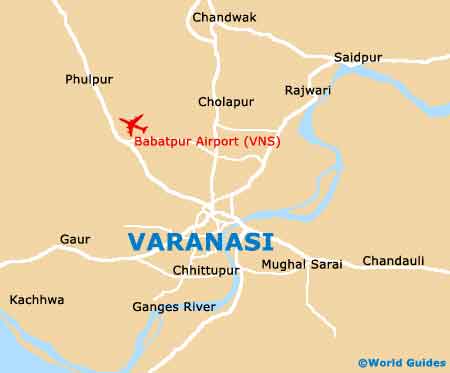 Small Varanasi Map