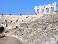 Photo of the seating inside the Arena di Verona