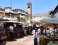 Photo of popular market in the city centre