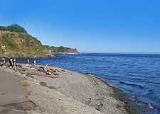 Beachfront picture, taken on the Western Shore