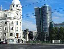 Photograph showing old and new Vienna