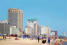 Picture showing the beachfront hotels and apartment blocks, taken by gargola87