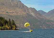 Photo of parasailing on the lake