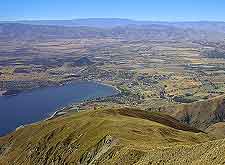 Aerial lake view