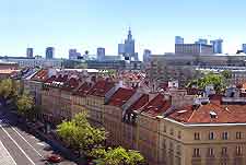 Image showing an aerial view of Warsaw