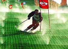 Picture of skier using the Szczesliwice Ski Slope