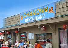 Picture of the town's Chinatown Restaurant on Madison Avenue