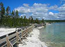Image of the West Thumb Geyser basin