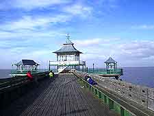 View along Clevedon Pier