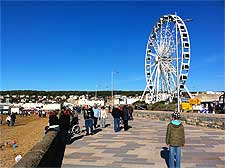 Image showing the promenade and the Wheel of Weston