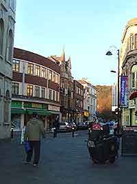 Weston Super Mare shopping streets picture