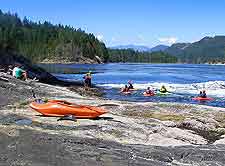 Summer picture of water sports at the Sunshine Coast