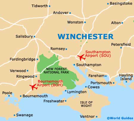 Small Winchester Map