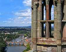 Skyline picture, showing the River Severn