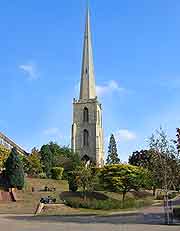 View of the towering Glover's Needle