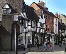 Picture of the historic stores in the city centre