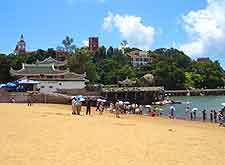 Xiamen picture showing the beachfront