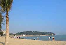 View of the beachfront and shoreline