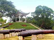 View showing the historical Huli Hill Fort