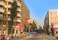 Image showing shops along Siming's Zhongshan Road