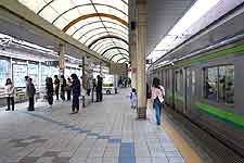Photograph of the Sakuragicho train station